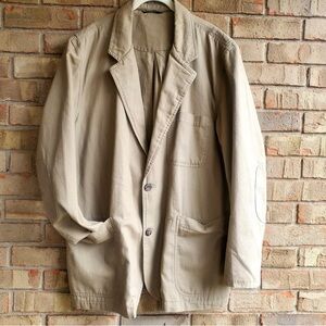Duluth Trading Company 100% Cotton Khaki Jacket size Large